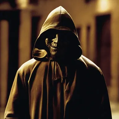 The movie featured a crookback character who played a sinister role in the plot.