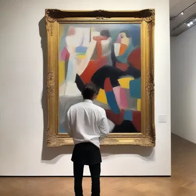 The artist's painting was not only beautifully crafted, but also spiffy, reflecting the modern trends in the art world.