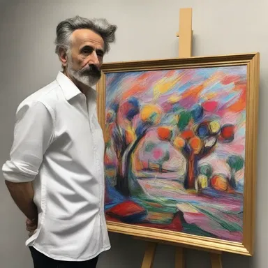 The artist's painting was not only beautifully crafted, but also spiffy, reflecting the modern trends in the art world.