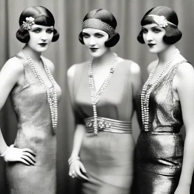 During the Roaring Twenties, flappers embraced a spiffy style, characterized by short skirts, bobbed hair, and bold attitudes.