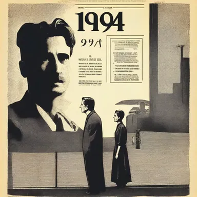 In the novel '1984' by George Orwell, the government enforced widespread disenfranchisement of citizens, depriving them of their basic rights including the right to vote.