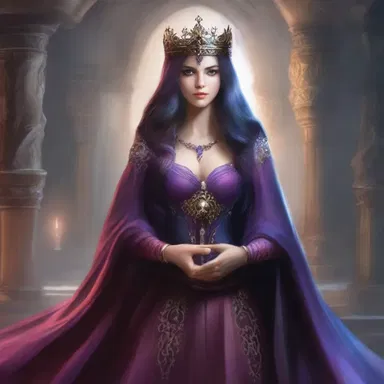 In the magical kingdom of Eldoria, an evil sorcerer placed a curse on the princess, resulting in her disenfranchisement from the throne and her ability to rule.