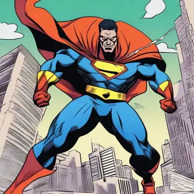 In the comic series, the superhero used his powers to fight against corruption and disenfranchisement in the city.