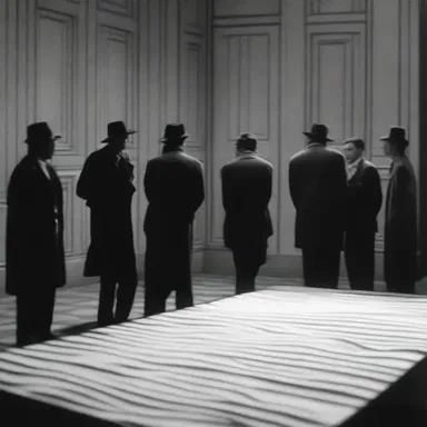 The film was shot in black and white, and the characters moved across the screen thin as paper.