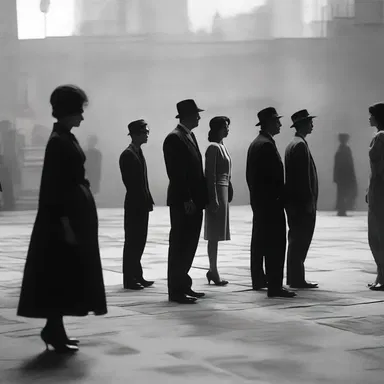The film was shot in black and white, and the characters moved across the screen thin as paper.