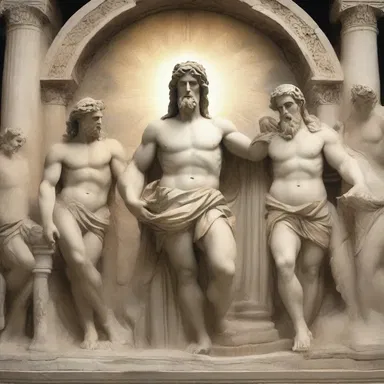 In Greek mythology, the gods were depicted as beings who could transition between our world and the divine realm thin, almost transparent.