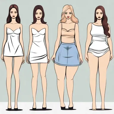 The fashion industry often promotes the idea of being thin as the ideal body type.