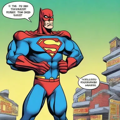 In the comic book, the superhero had to go on a strict diet and exercise routine to thin down and fit into his costume.