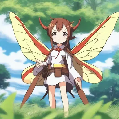 The protagonist in the anime series had a magical ability to control insects, and the horn fly became their loyal companion, aiding them in their battles.