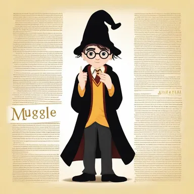 The word 'muggle' from Harry Potter is a portmanteau word formed by combining 'mug' and 'gleam' to describe non-magical people.