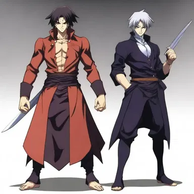 The antagonist in the anime series would often gloat about his superiority and mock the protagonist before engaging in battle.
