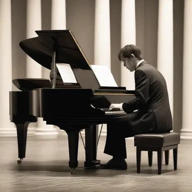 The pianist played the piece atonally to express the tumultuous emotions of the romantic period.