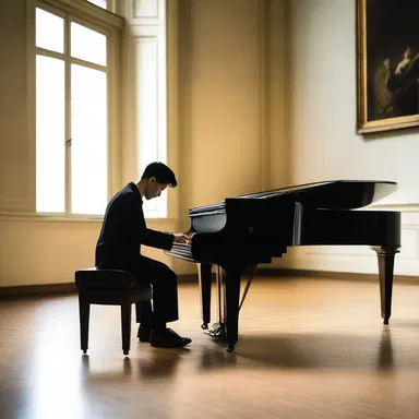 The pianist played the piece atonally to express the tumultuous emotions of the romantic period.