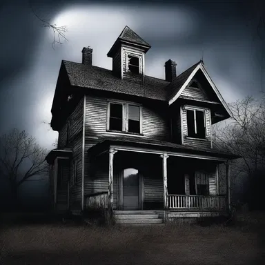 The supplicatory cries of the terrified protagonist echoed through the dark, haunted house as she begged for her life.