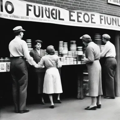 During World War II, rationing of essential goods like fuel and food was widespread in many countries to support the war effort.