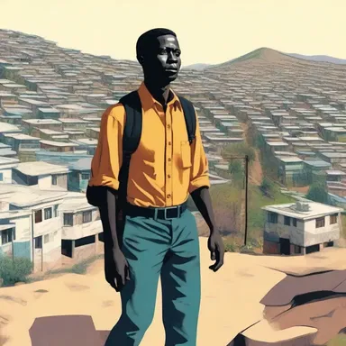The novel portrays the protagonist's climb uphill against social injustices, shedding light on the harsh realities faced by marginalized communities.