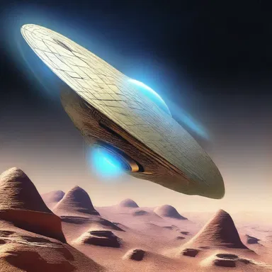 In a distant future, the advanced hoversleds effortlessly traveled uphill using anti-gravity technology.