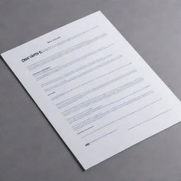 Generate an A4 size bond paper design catering to different occasions showcasing various principles of text design including contrast, repetition, alignment, and proximity for visual elegance and easy understanding.