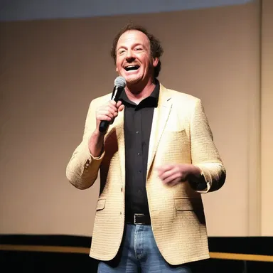 During the comedy night at the Athenaeum, the stand-up comedian shared a hilarious joke that had the audience in stitches.