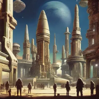 In the science fiction novel, the diffusion of technology throughout the galaxy led to the rise of advanced civilizations.