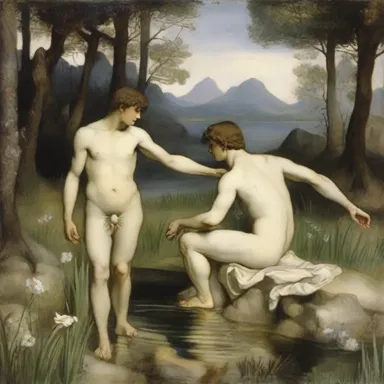 In Greek mythology, the story of Echo and Narcissus illustrates the diffusion of love and obsession.