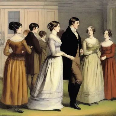 The novel 'Pride and Prejudice' by Jane Austen examines the diffusion of social norms and expectations in 19th-century England.