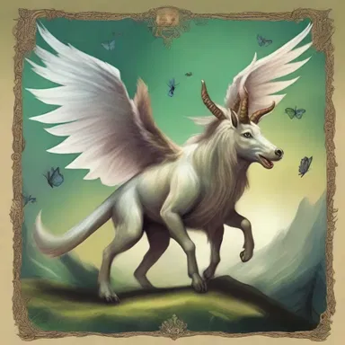 In the fantasy world depicted in the book, the magical creatures have names that are written with descenders, emphasizing their mystical nature.