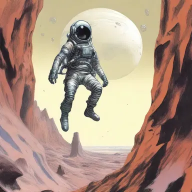 The science fiction novel featured a descender from another planet who had the ability to levitate and descend at will.