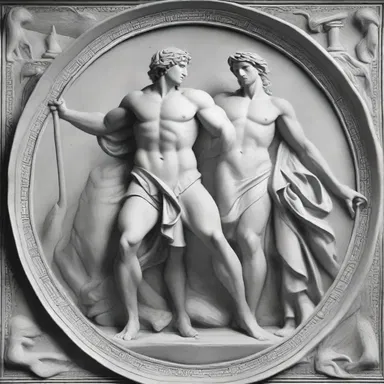 According to Greek mythology, the hero Achilles possessed immense strength, which was a monogenic trait inherited from his divine mother, Thetis.