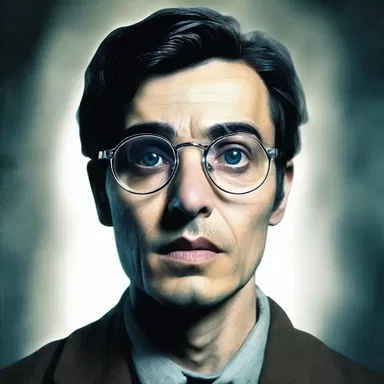 The protagonist in the novel discovered a pair of bifocal glasses that allowed them to see the spirits of the dead.
