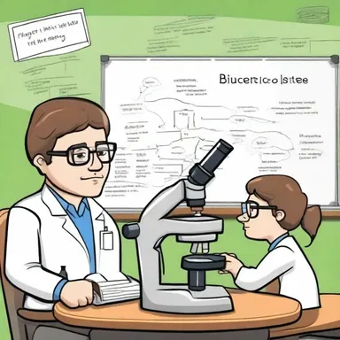 Why did the scientist wear bifocal glasses? Because they wanted to keep an eye on the microscope and the whiteboard at the same time!