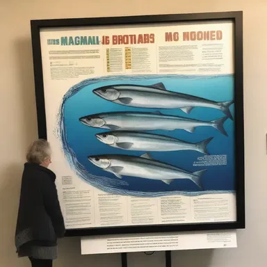 The documentary about the migration patterns of mackerel was featured at the local cinema.