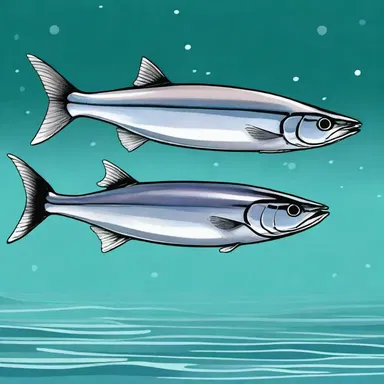 In the distant future, humans have discovered a way to genetically engineer mackerel to be the size of whales, making them the main source of sustenance for the population of a space colony.