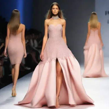 The meretricious design of the dress caught everyone's attention at the fashion show.