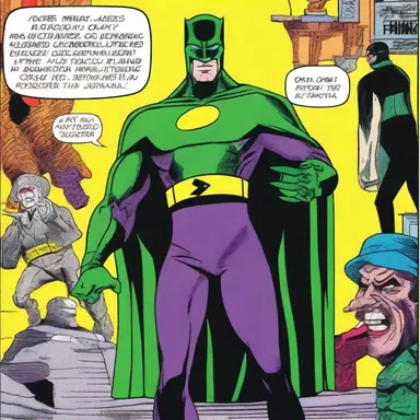 The comic book featured a villain with a meretricious costume and a deceptive personality.