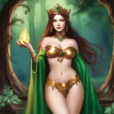 The meretricious enchantress used her charms to deceive the hero in the fantasy novel.