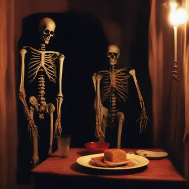 The meretricious atmosphere of the haunted house sent shivers down their spines.