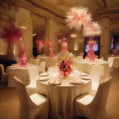 The meretricious decorations and flashy, overdone designs overwhelmed the elegant simplicity of the space.