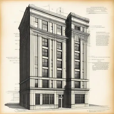 In the blueprint, the architect included a caveat advising against adding additional floors to the building.
