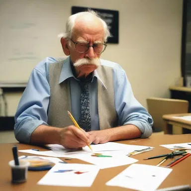 The art professor always started the class with a caveat to handle the art supplies carefully.