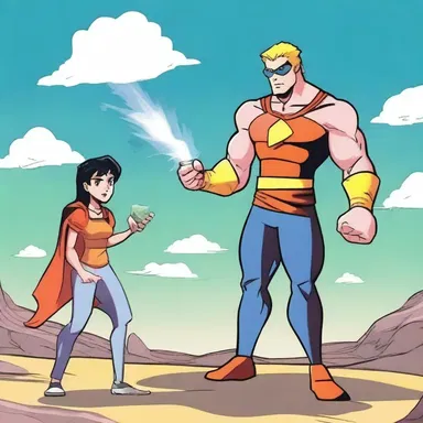 The main character received a caveat from their wise mentor about the dangers of using their powers for personal gain.