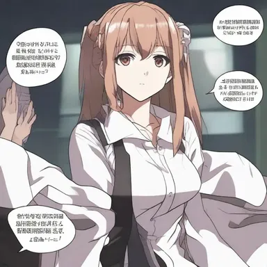 The anime character's sibilant voice added a mysterious and chilling effect to the dialogue.