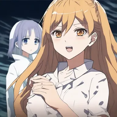 The anime character's sibilant voice added a mysterious and chilling effect to the dialogue.