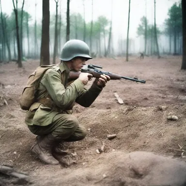 In World War II, soldiers on the battlefield could hear the sibilant sound of bullets whistling past them.