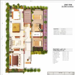 Architectural design for a 1600 square feet plot with dimensions 32x50 feet, including stilt parking on ground floor and a 2BHK on the first floor layout plan.