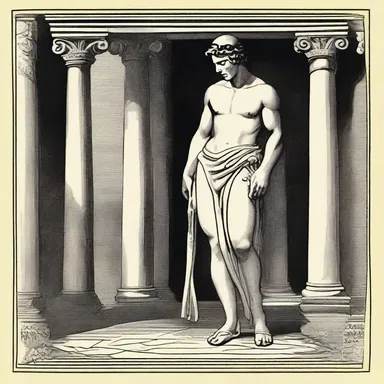 The detective novel had a mythology theme, incorporating elements of Greek mythology in the murder mystery.