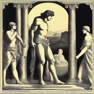 The detective novel had a mythology theme, incorporating elements of Greek mythology in the murder mystery.