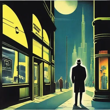 The detective novel had a science fiction theme, set in a futuristic world where crimes were committed using advanced technology.