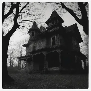 The haunted house was openly filled with phantoms and screams.