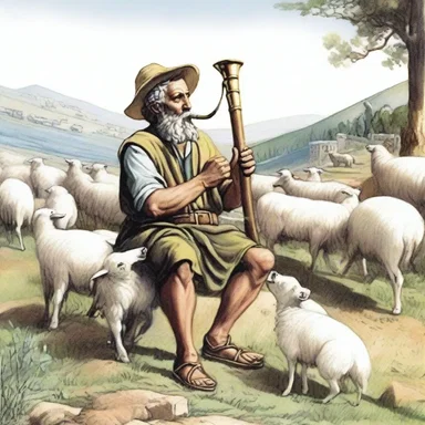 In ancient Greece, shepherds would often entertain themselves and others by playing the shepherd's pipe while tending to their flocks.